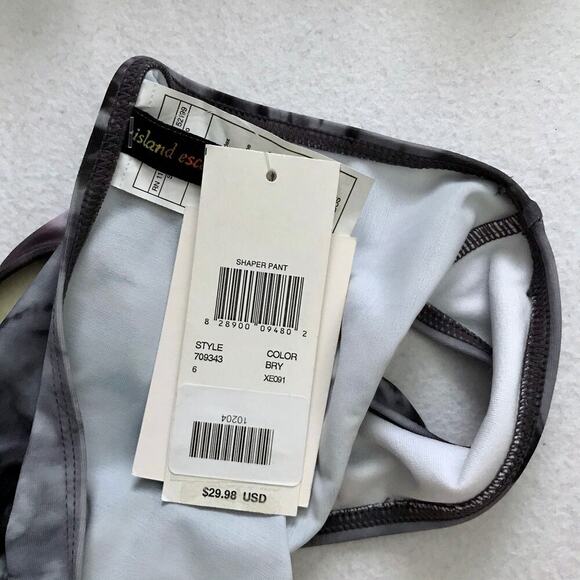 Island Escape NWT Tye Dye Swim Bottom Women 6 - Picture 7 of 9